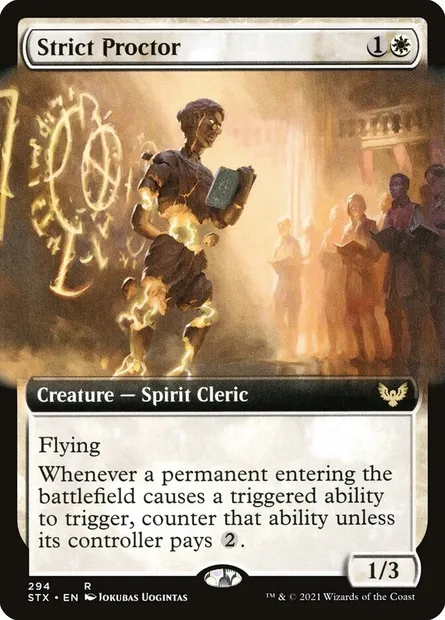 Strict Proctor, Magic card STX 294 — Strixhaven: School of Mages set