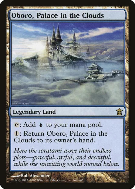 Oboro, Palace in the Clouds, Magic card SOK 164 — Saviors of Kamigawa set