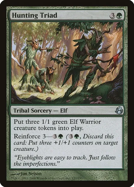 Hunting Triad, Magic card MOR 127 — Morningtide set