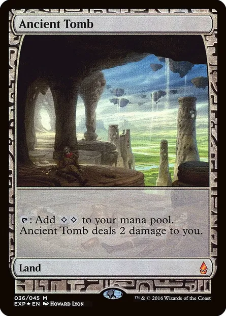 Ancienne tombe, carte Magic EXP 36 — extension Zendikar Expeditions