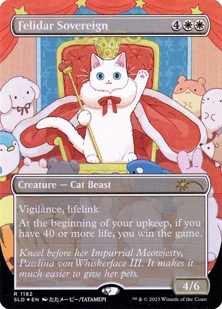 Felidar Sovereign, Magic card SLD 1182 — Secret Lair Drop set