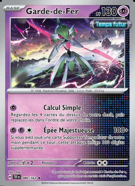 Garde-de-Fer, carte Pokémon TEF 080 — extension Forces Temporelles