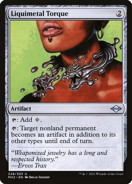 Liquimetal Torque, Magic card MH2 228 — Modern Horizons 2 set