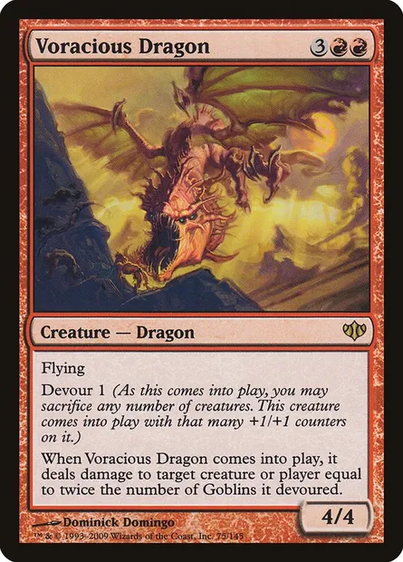 Voracious Dragon, Magic card CON 75 — Conflux set