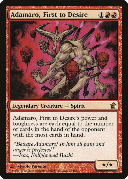 Adamaro, premier à désirer, carte Magic SOK 91 — extension Libérateurs de Kamigawa