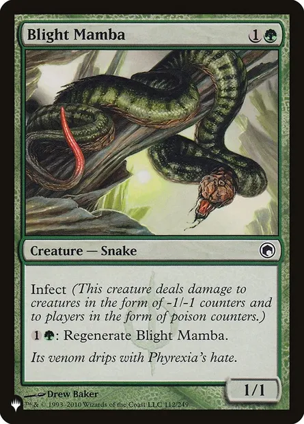 Mamba du fléau, carte Magic PLST SOM-112 — extension The List