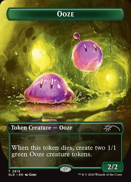 Ooze, carte Magic SLD 2819 — extension Secret Lair Drop