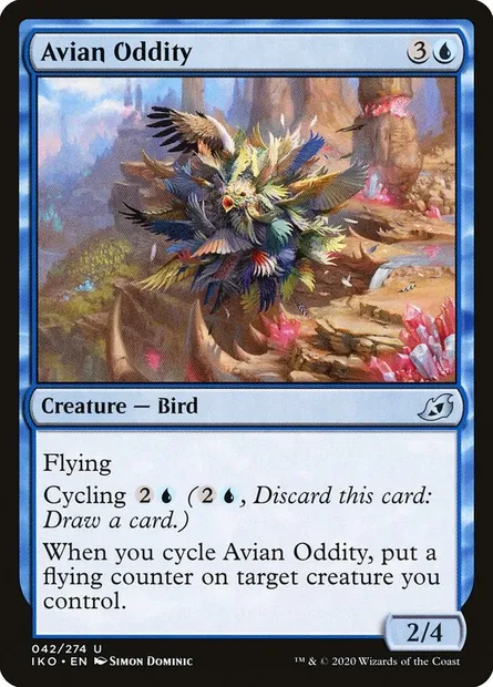 Avian Oddity, Magic card IKO 42 — Ikoria: Lair of Behemoths set