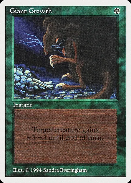 Croissance gigantesque, carte Magic SUM 199 — extension Summer Magic / Edgar