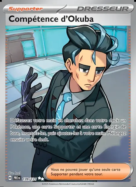 Compétence d'Okuba, carte Pokémon PRE 139 — extension Évolutions Prismatiques