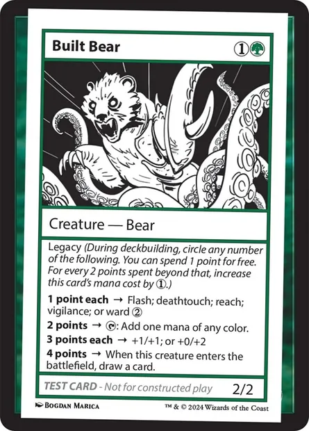 Built Bear, carte Magic MB2 572 — extension Mystery Booster 2