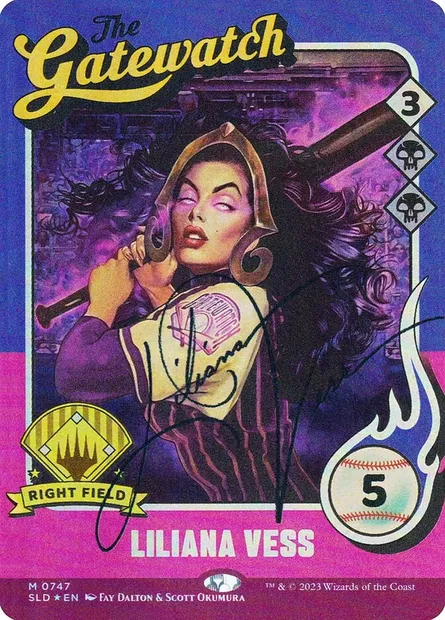 Liliana Vess // Liliana Vess, carte Magic SLD 747 — extension Secret Lair Drop