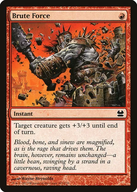 Force brute, carte Magic MMA 107 — extension Modern Masters