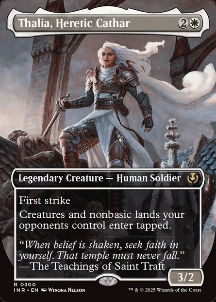 Thalia, Heretic Cathar, Magic card INR 300 — Innistrad Remastered set