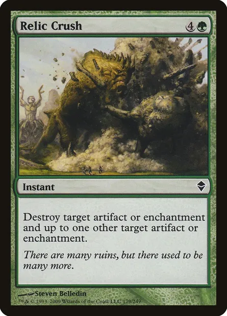 Relic Crush, Magic card ZEN 179 — Zendikar set