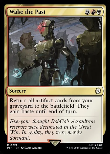 Wake the Past, Magic card PIP 221 — Fallout set
