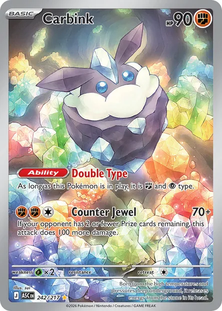 Carbink, Pokémon card ASC 242 — Ascended Heroes set