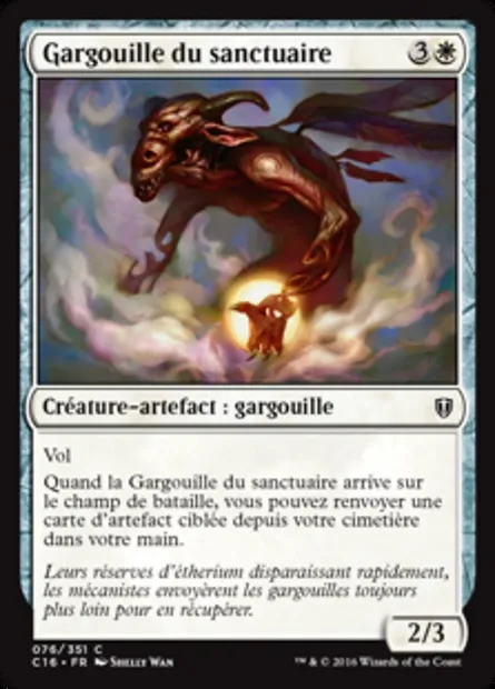 Gargouille du sanctuaire, carte Magic C16 76 — extension Commander 2016