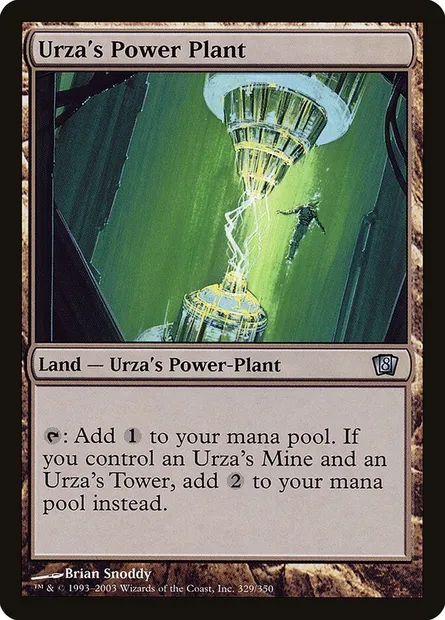 Centrale énergétique d'Urza, carte Magic 8ED 329★ — extension Huitième Edition