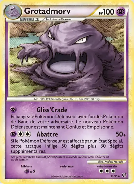 Grotadmorv, carte Pokémon UD 31 — extension Indomptable