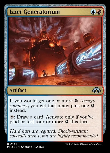 Izzet Generatorium, Magic card MH3 191 — Modern Horizons 3 set