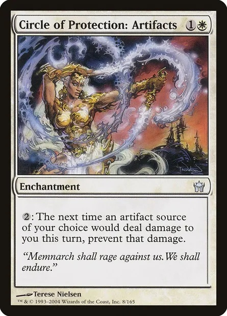 Circle of Protection: Artifacts, Magic card 5DN 8 — Fifth Dawn set
