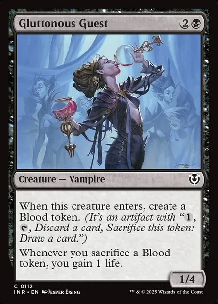 Convive gloutonne, carte Magic INR 112 — extension Innistrad Remastered