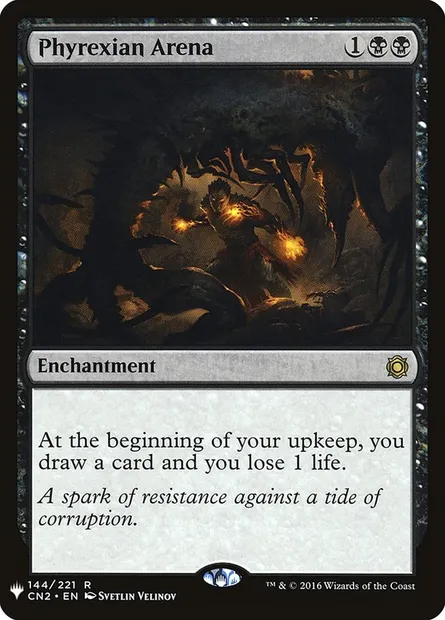 Arène phyrexiane, carte Magic PLST CN2-144 — extension The List