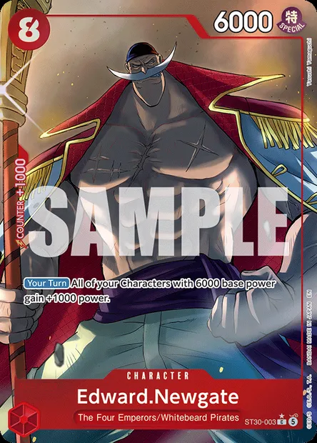 Edward.Newgate, One Piece card ST30-003 — Luffy & Ace set