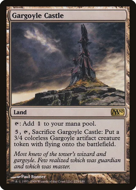 Gargoyle Castle, Magic card M10 225 — Magic 2010 set