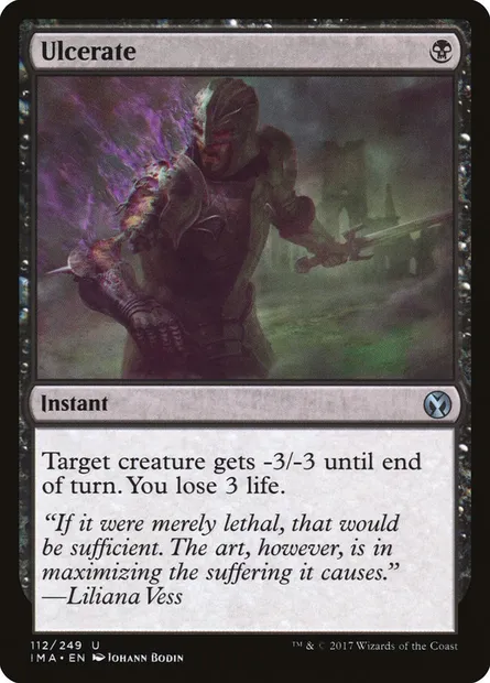 Ulcerate, Magic card IMA 112 — Iconic Masters set