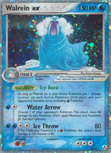 Walrein ex, Pokémon card LM 89 — Legend Maker set