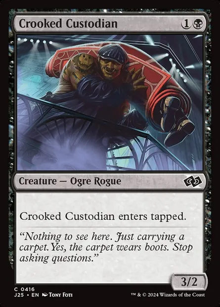 Crooked Custodian, Magic card J25 416 — Foundations Jumpstart set