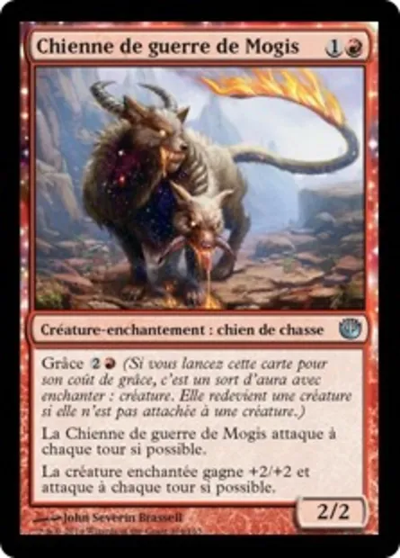 Chienne de guerre de Mogis, carte Magic JOU 104 — extension Incursion dans Nyx