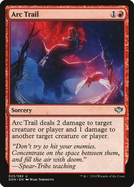Arc Trail, Magic card DDN 23 — Duel Decks: Speed vs. Cunning set