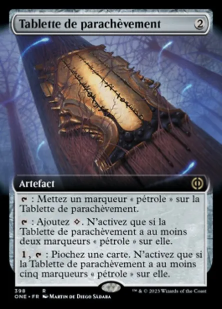 Tablette de parachèvement, carte Magic ONE 398 — extension Tous Phyrexians