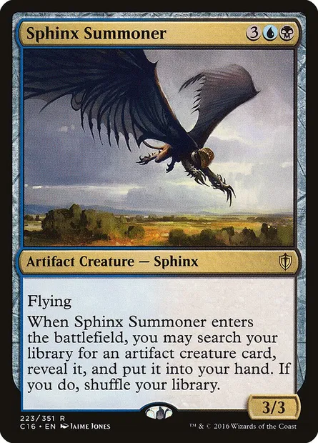 Sphinx Summoner, Magic card C16 223 — Commander 2016 set