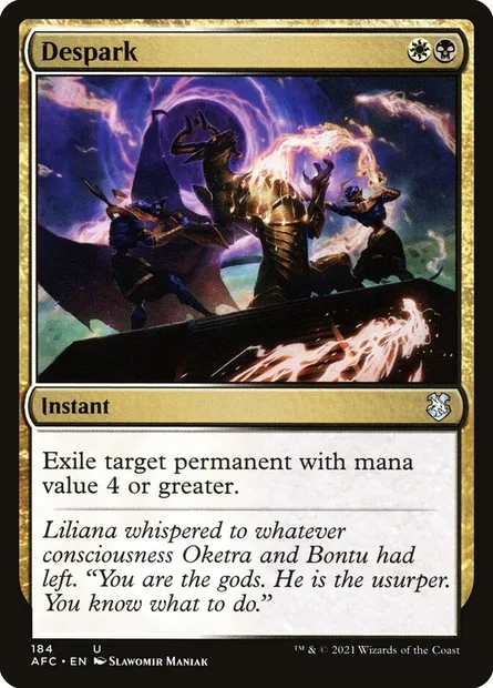 Despark, Magic card AFC 184 — Forgotten Realms Commander set