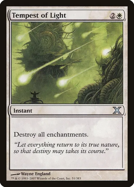 Tempest of Light, Magic card 10E 51 — Tenth Edition set
