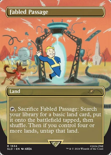 Fabled Passage, Magic card SLD 1534 — Secret Lair Drop set
