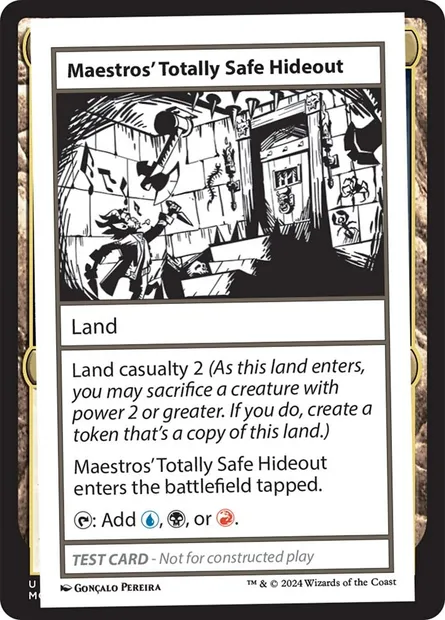 Maestros' Totally Safe Hideout, Magic card MB2 615 — Mystery Booster 2 set