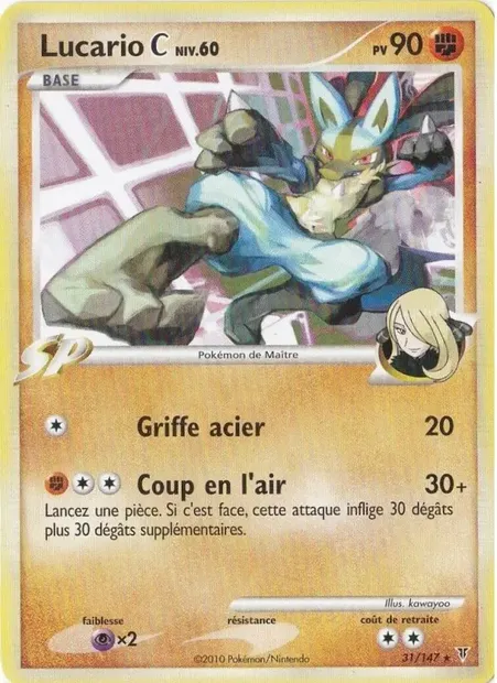 Lucario C, carte Pokémon SV 31 — extension Vainqueurs Suprêmes