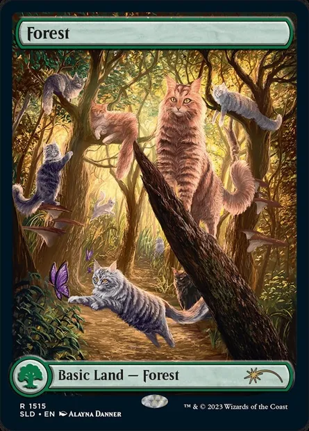 Forêt, carte Magic SLD 1515 — extension Secret Lair Drop