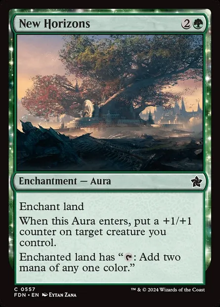 New Horizons, Magic card FDN 557 — Foundations set