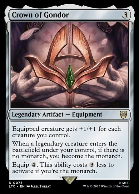 Crown of Gondor, Magic card LTC 75 — Tales of Middle-earth Commander set