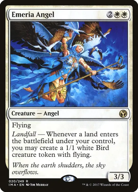 Ange d'Éméria, carte Magic IMA 20 — extension Iconic Masters