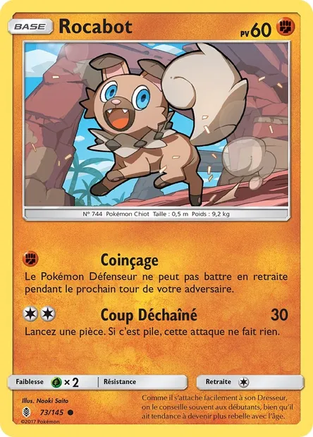 Rocabot, carte Pokémon GRI 73 — extension Gardiens Ascendants
