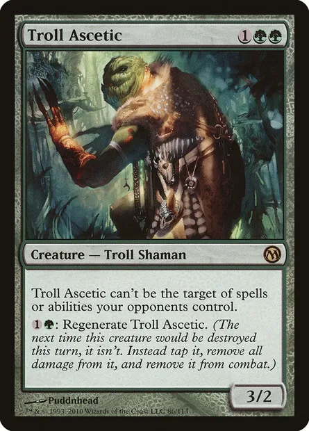 Troll Ascetic, Magic card DPA 86 — Duels of the Planeswalkers set
