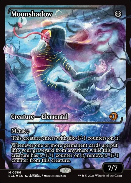 Moonshadow, Magic card ECL 386 — Lorwyn Eclipsed set