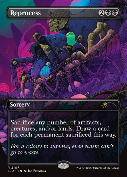 Reprocess, Magic card SLD 2107 — Secret Lair Drop set